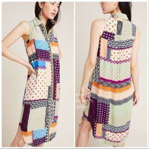 Anthropologie Everyway Shirt Dress Sleeveless S